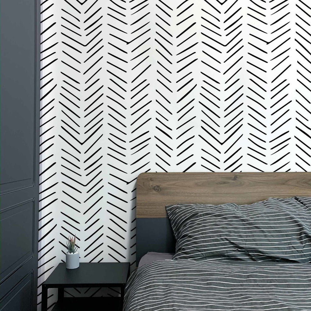 Modern Conifer Peel and Stick Wallpaper, Removable Wallpaper, Traditional Wallpaper | DeccoPrint