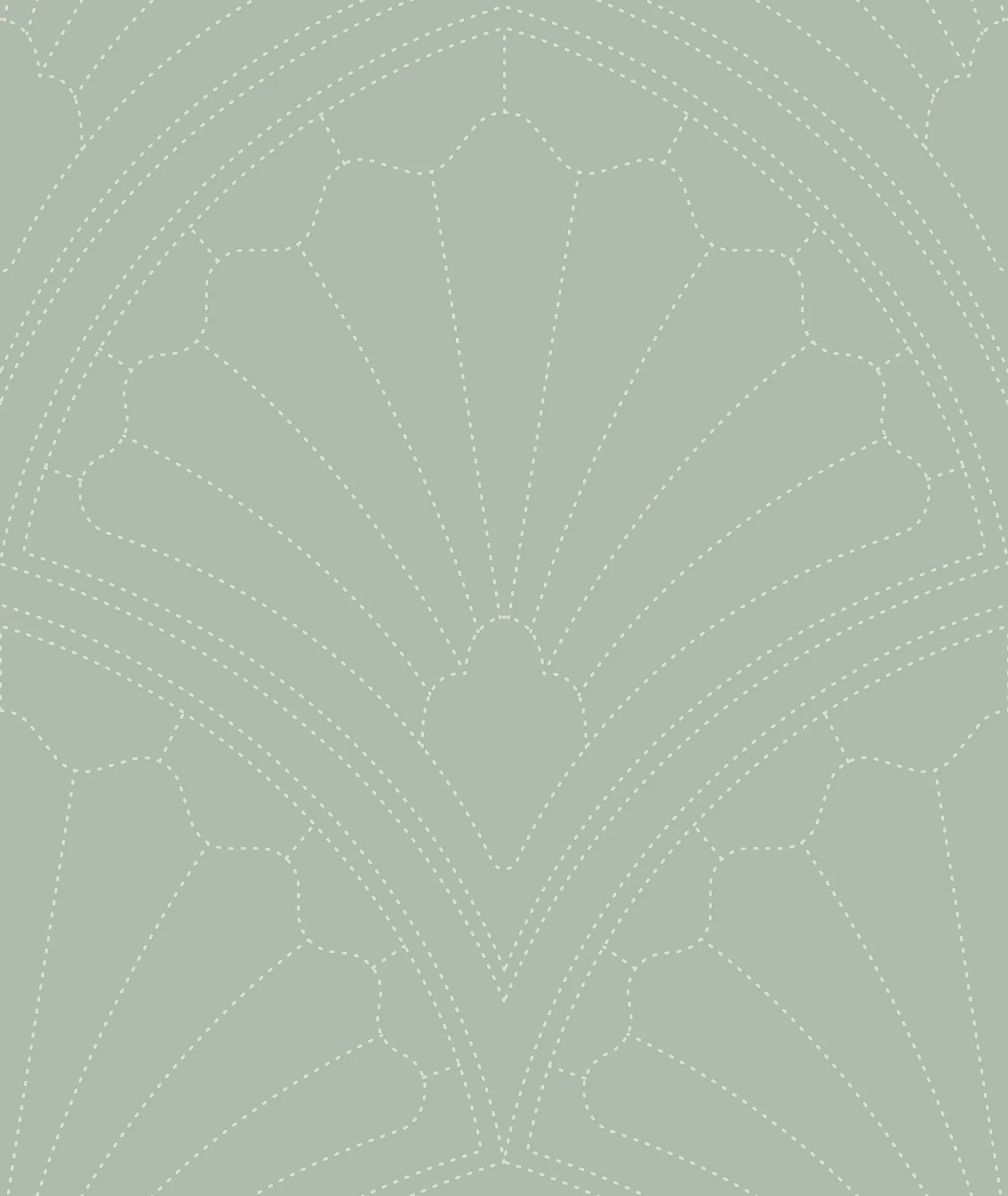 Geometric pattern on a light green background