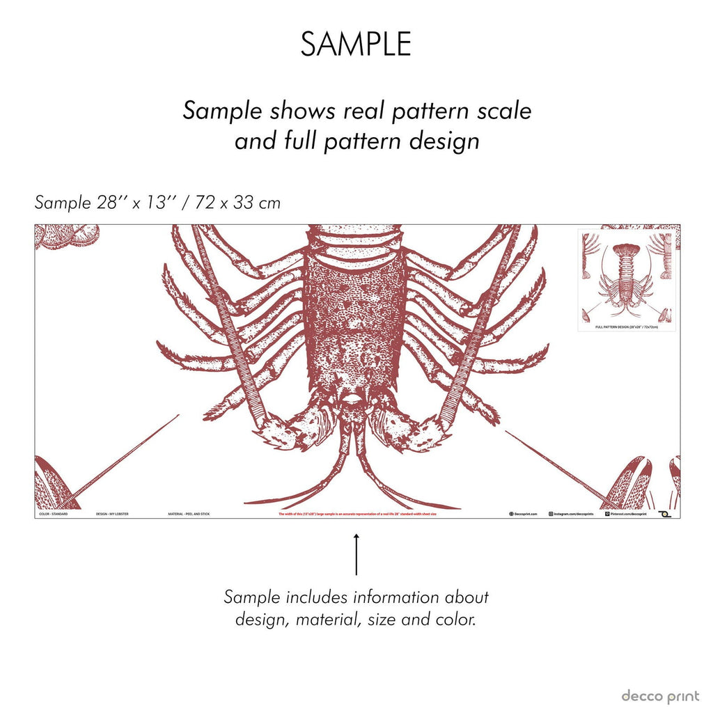 My Lobster Wallpaper - DeccoPrint