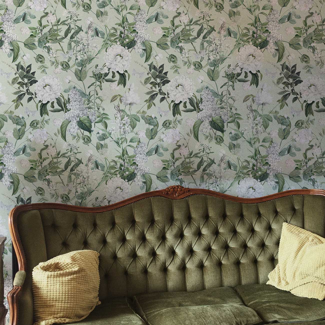 Natural Blossom Peel and Stick Wallpaper, Removable Wallpaper, Traditional Wallpaper | DeccoPrint