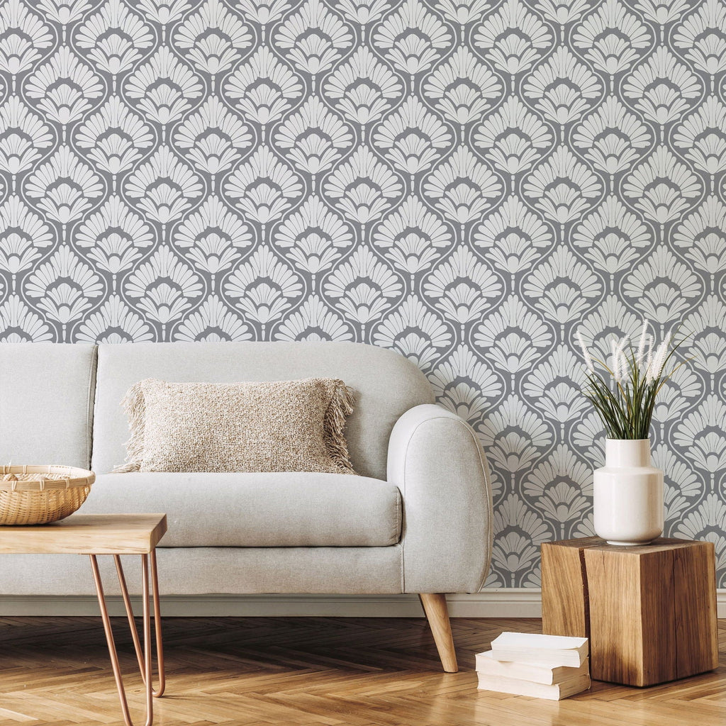 Gatsby Petals Peel and Stick Wallpaper, Removable Wallpaper, Traditional Wallpaper | DeccoPrint