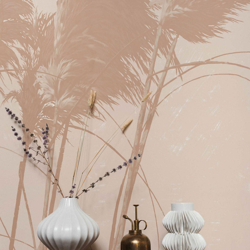 Pampas Melody Peel and Stick Wallpaper, Removable Wallpaper, Traditional Wallpaper | DeccoPrint