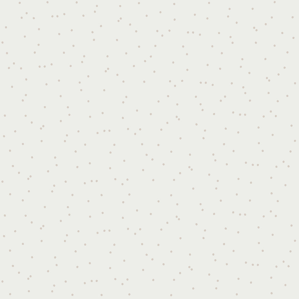 White background with small gray dots