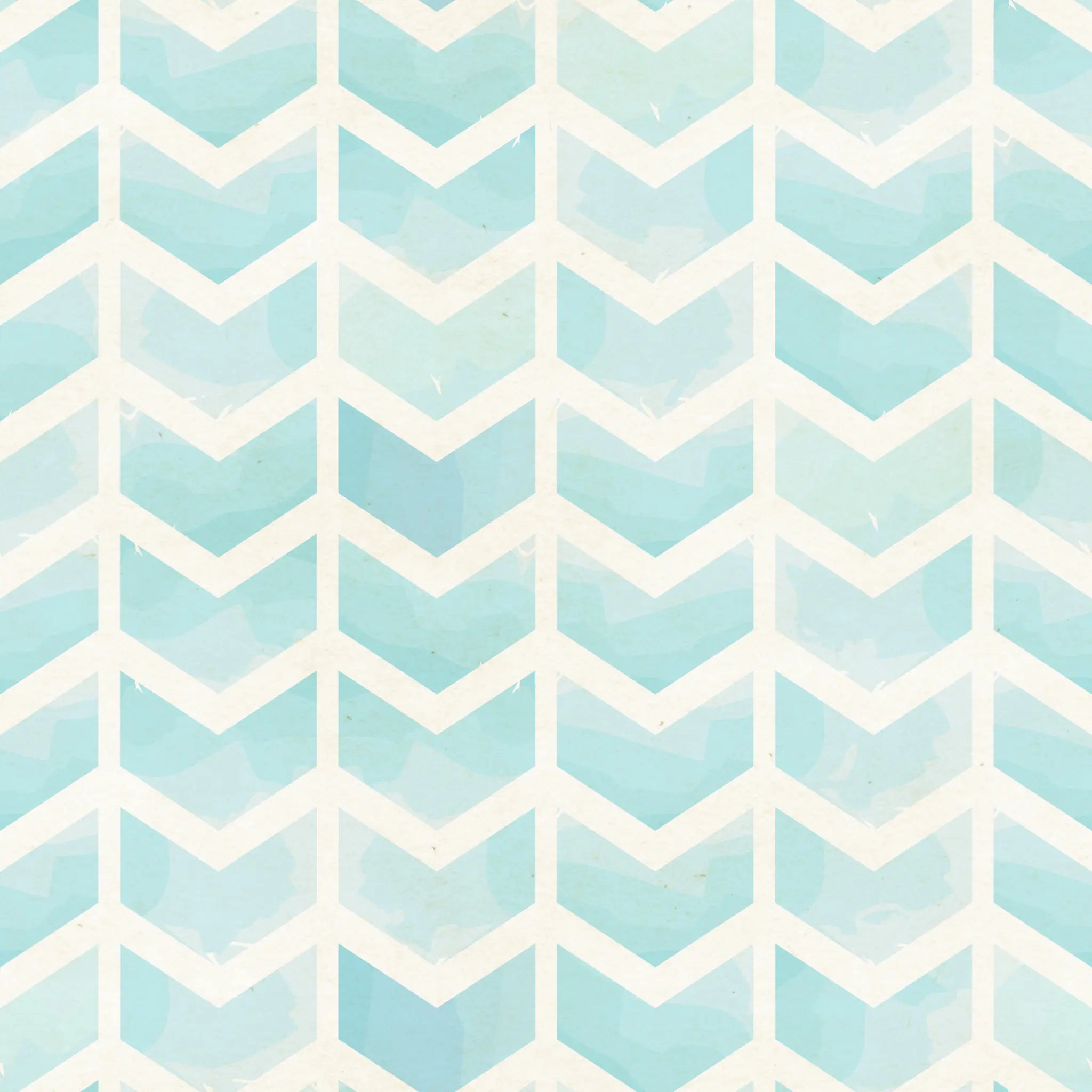 Pattern of white chevrons on a blue gradient background
