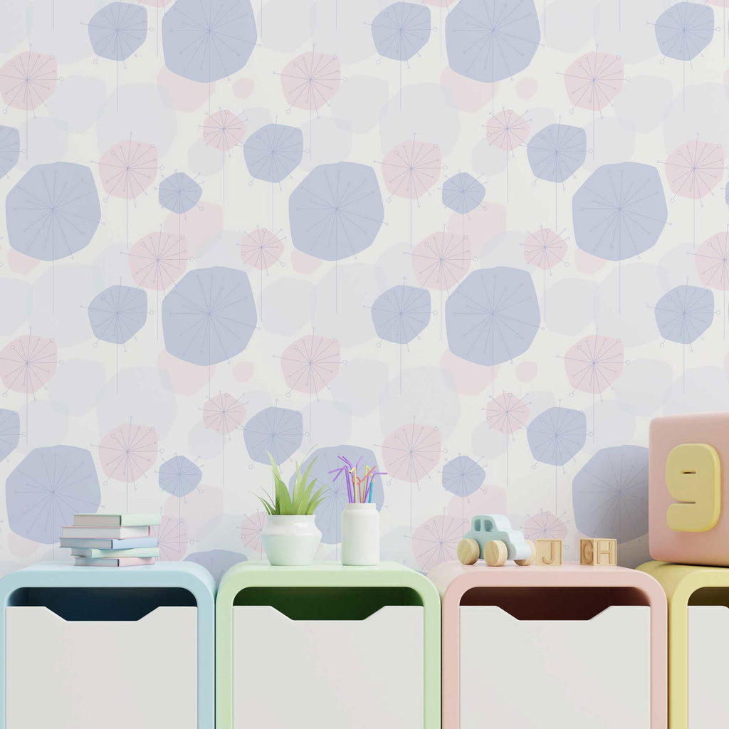 Pastel Garden Wallpaper - DeccoPrint