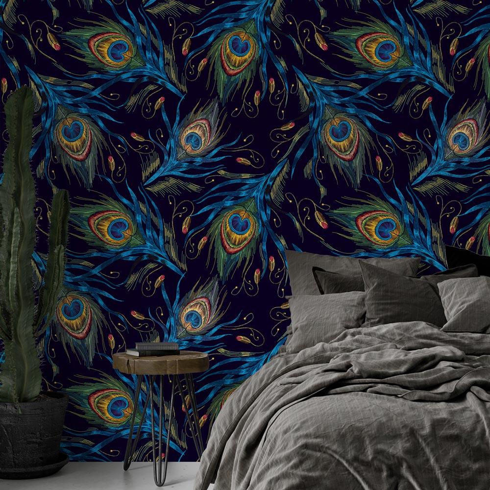 Peacock Feather Wallpaper - DeccoPrint