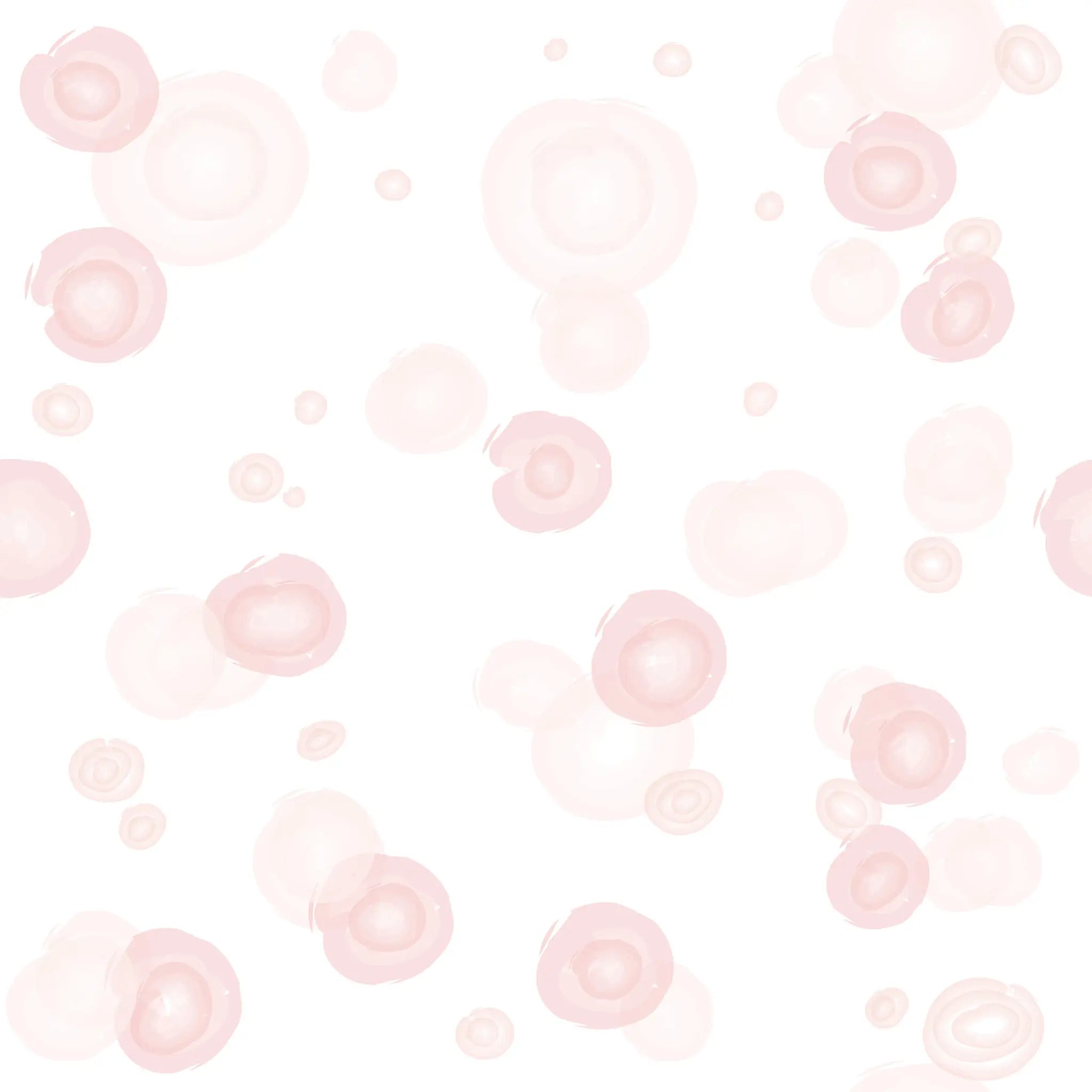 Pattern of pink circles on a light pink background