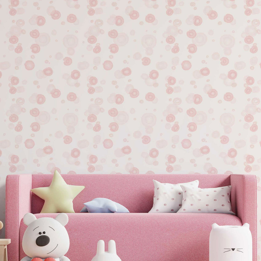 Pink Stains Wallpaper - DeccoPrint