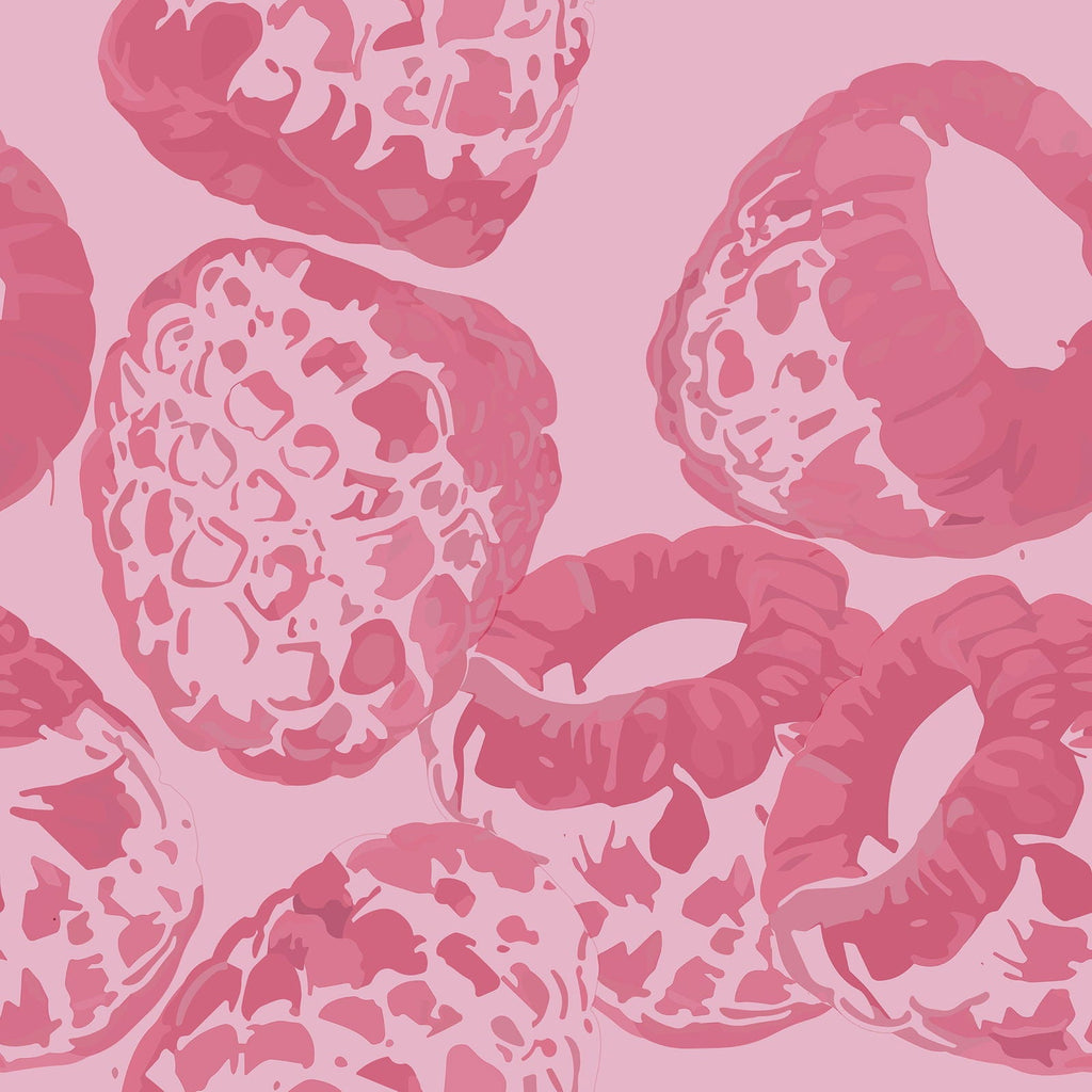 Raspberry Desert Wallpaper - DeccoPrint