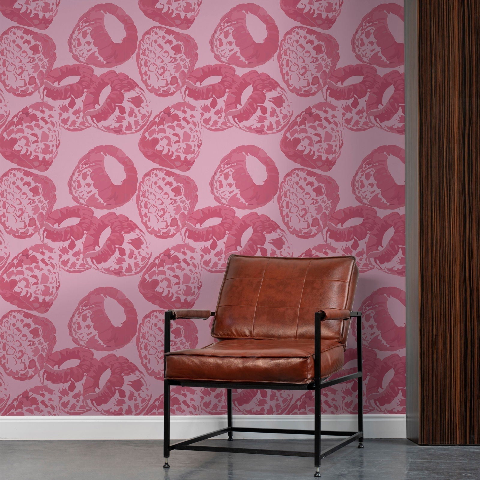 Raspberry Desert Peel and Stick Wallpaper, Removable Wallpaper, Traditional Wallpaper | DeccoPrint