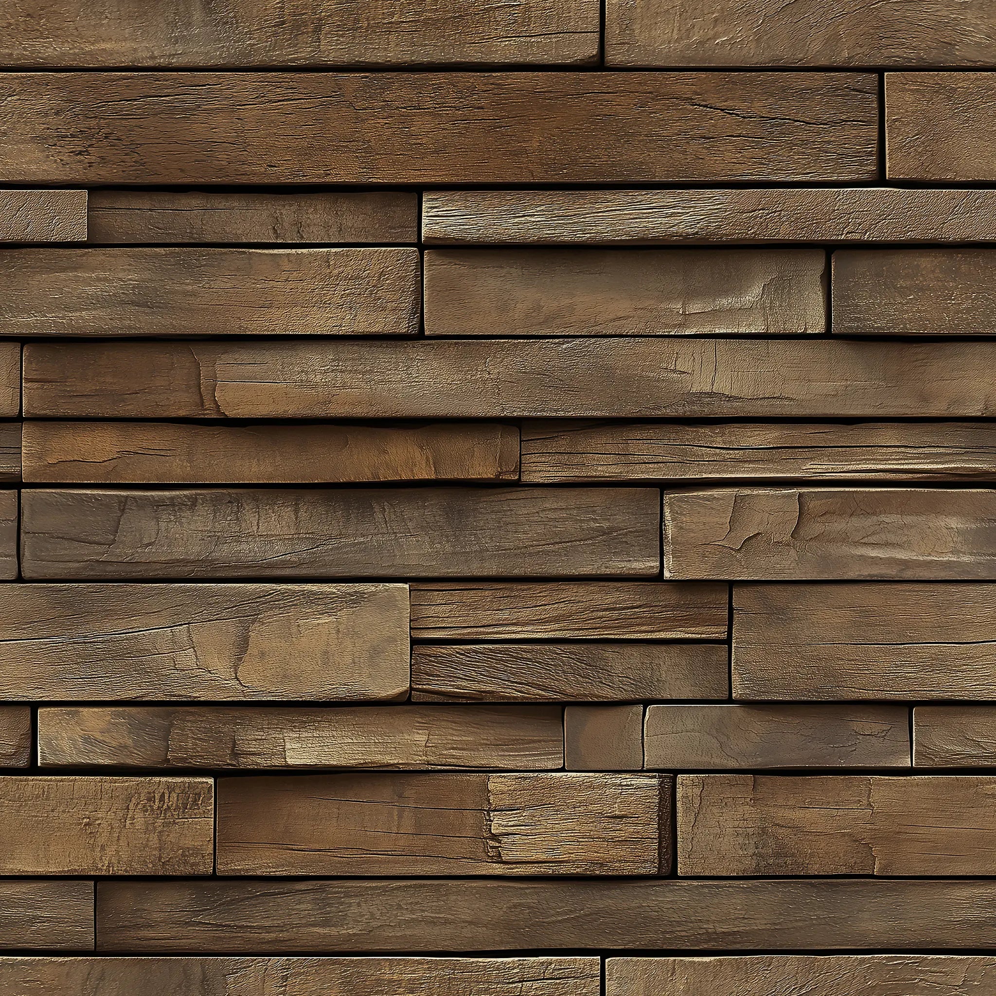 Pattern of wooden planks with varying shades of brown.