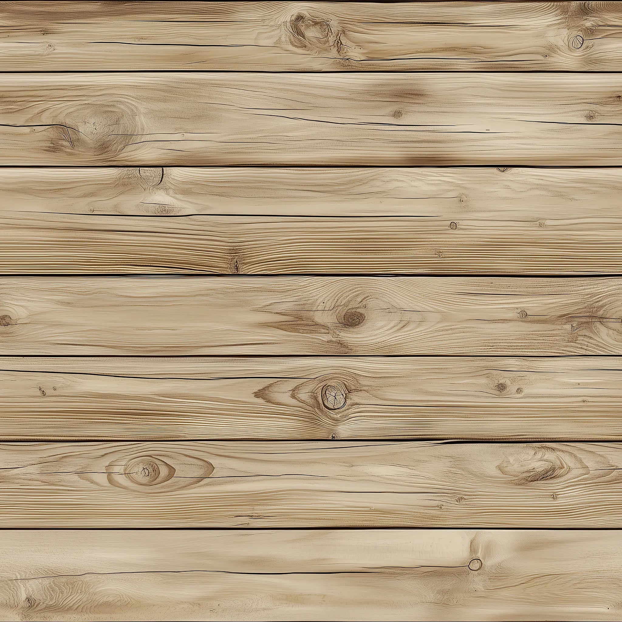Pattern of wooden planks with a natural finish