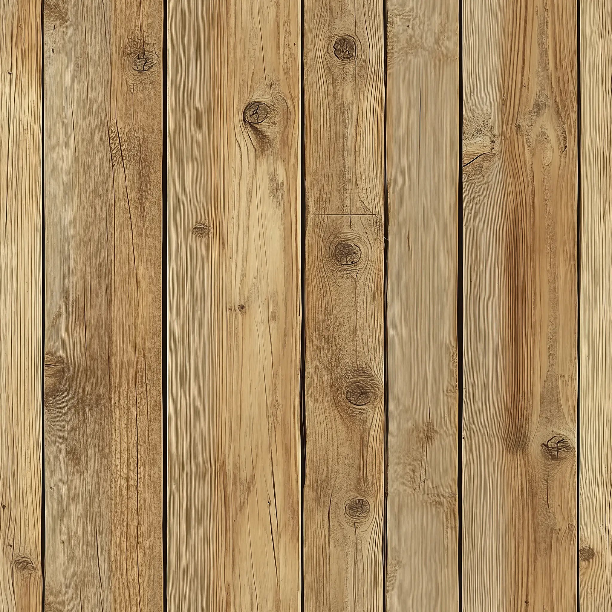 Pattern of vertical wooden planks with a natural finish