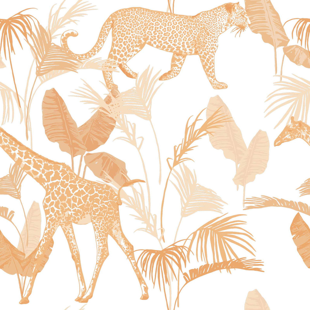 Safari Animals Wallpaper - DeccoPrint