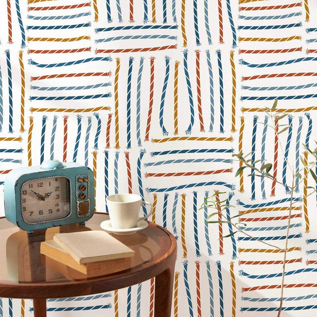 Sailor Rope Wallpaper - DeccoPrint