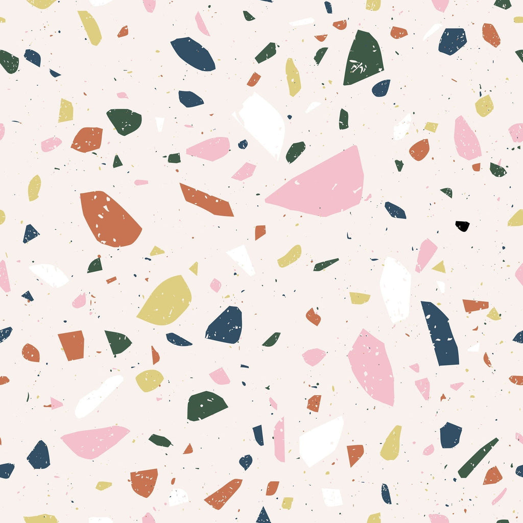 Seashells in Bloom Peel and Stick Wallpaper, Removable Wallpaper, Traditional Wallpaper | DeccoPrint