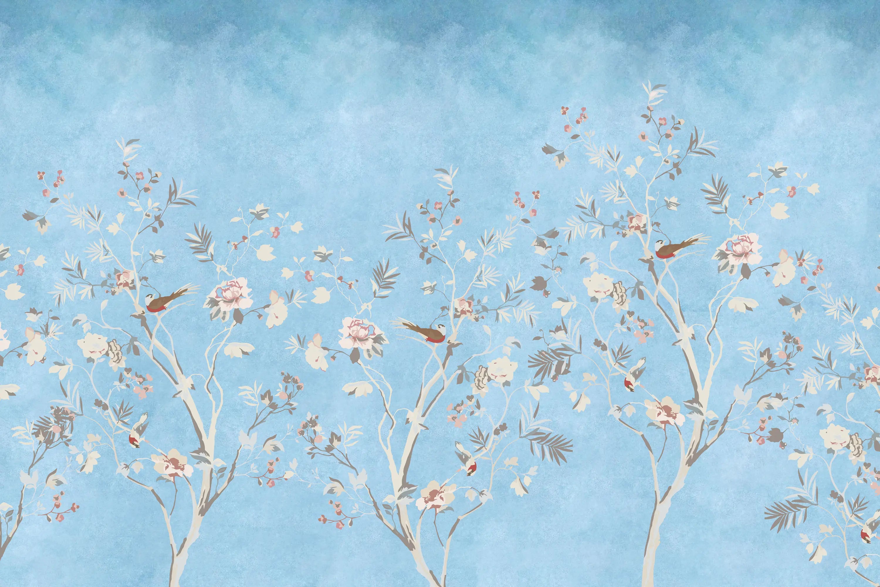 Spring Whisper Mural Peel and Stick Wallpaper, Removable Wallpaper, Traditional Wallpaper | DeccoPrint
