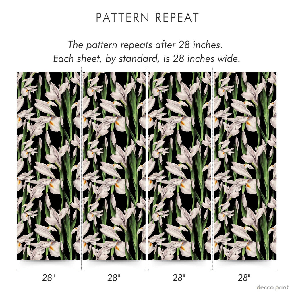 Stems and Flowers Wallpaper - DeccoPrint