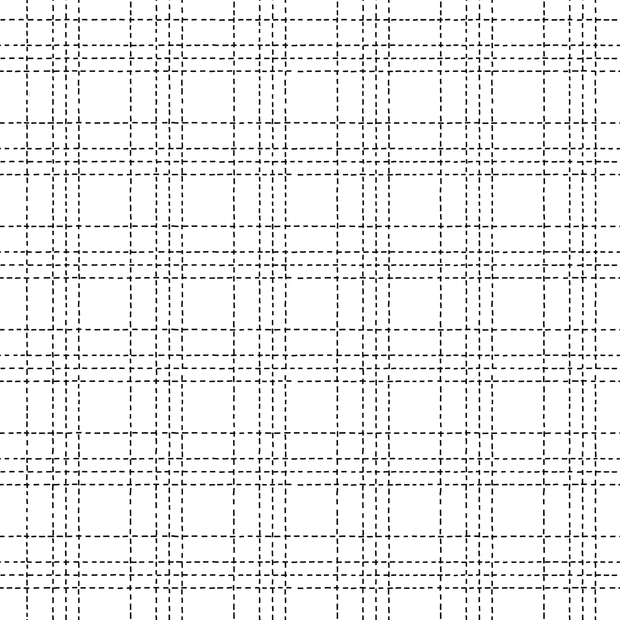 Grid pattern with thin dashed black lines on a white background