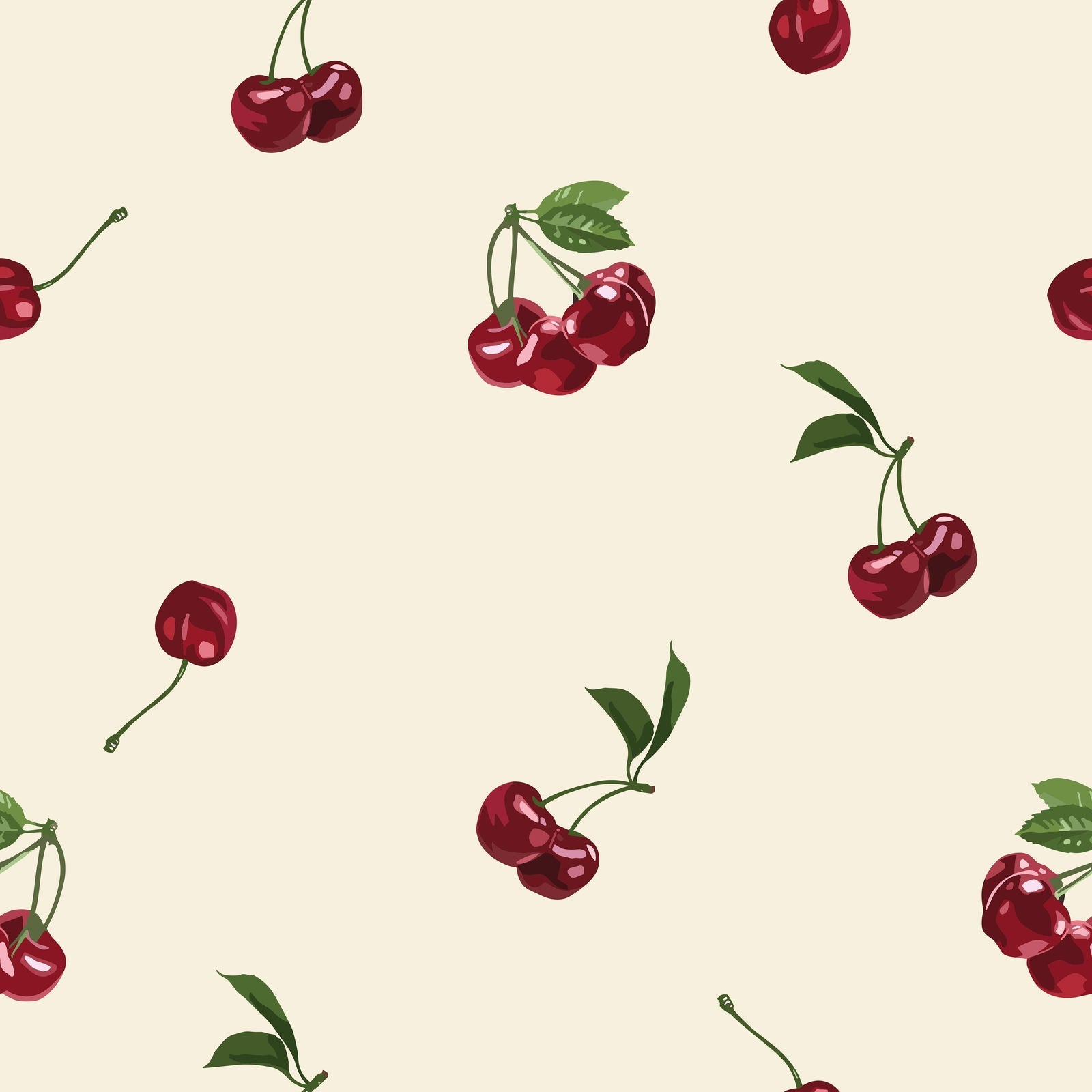 Summer Cherry Wallpaper Add Vibrance in your home DeccoPrint
