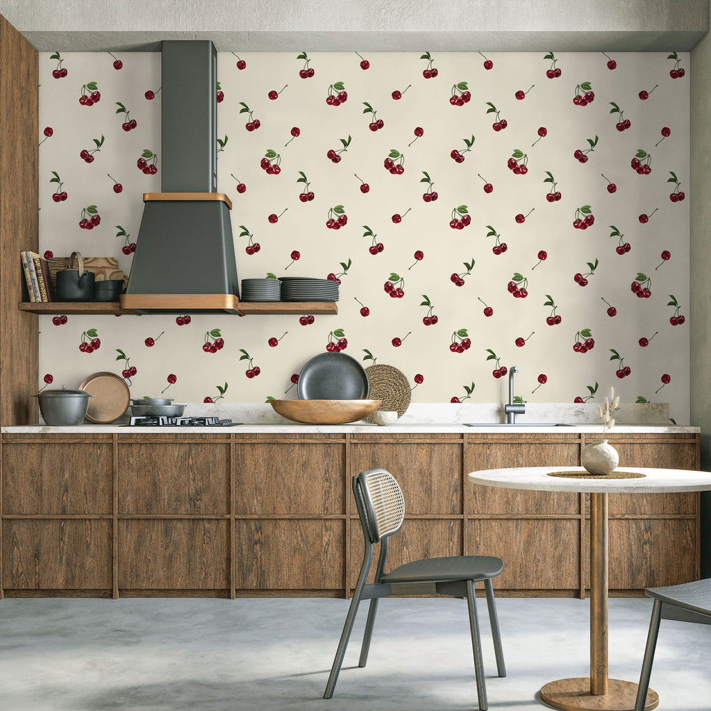 Summer Cherry Wallpaper - DeccoPrint