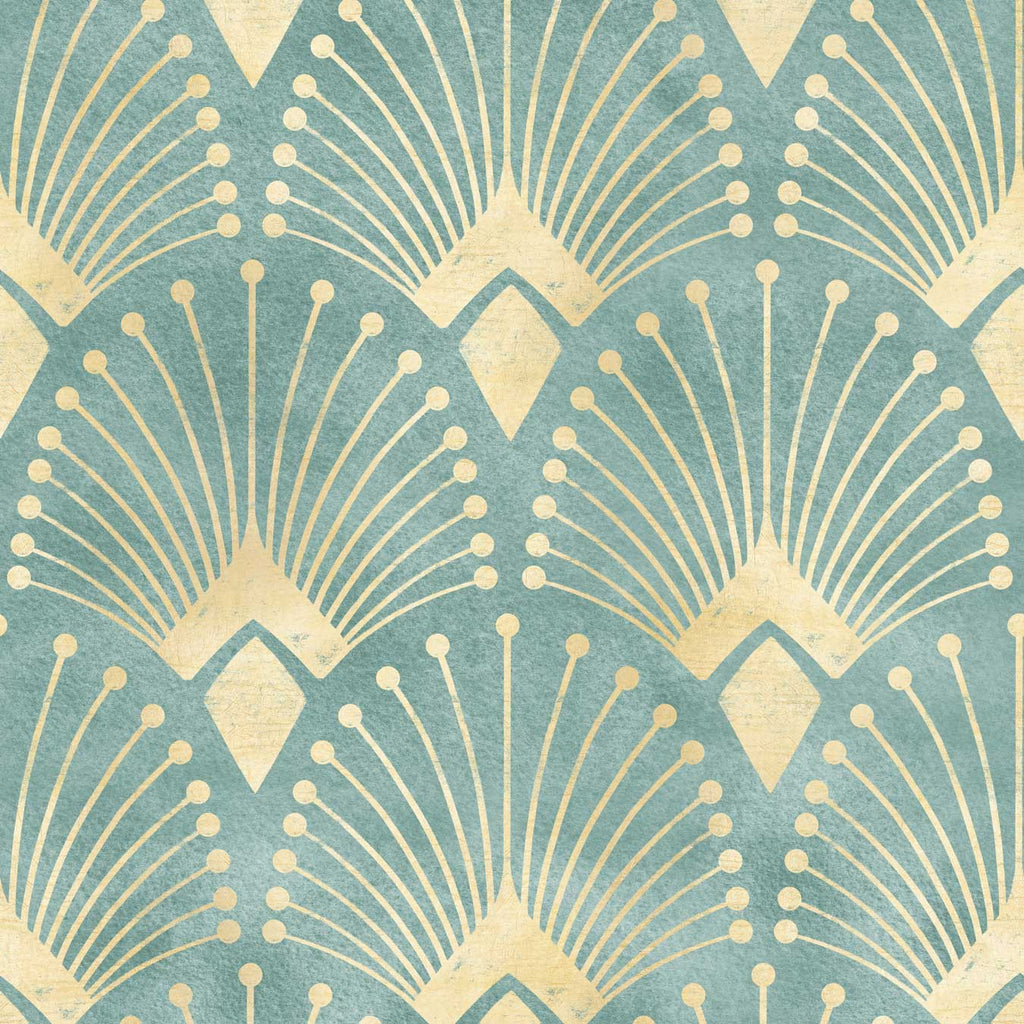 The Lodge Wallpaper - Blue - DeccoPrint