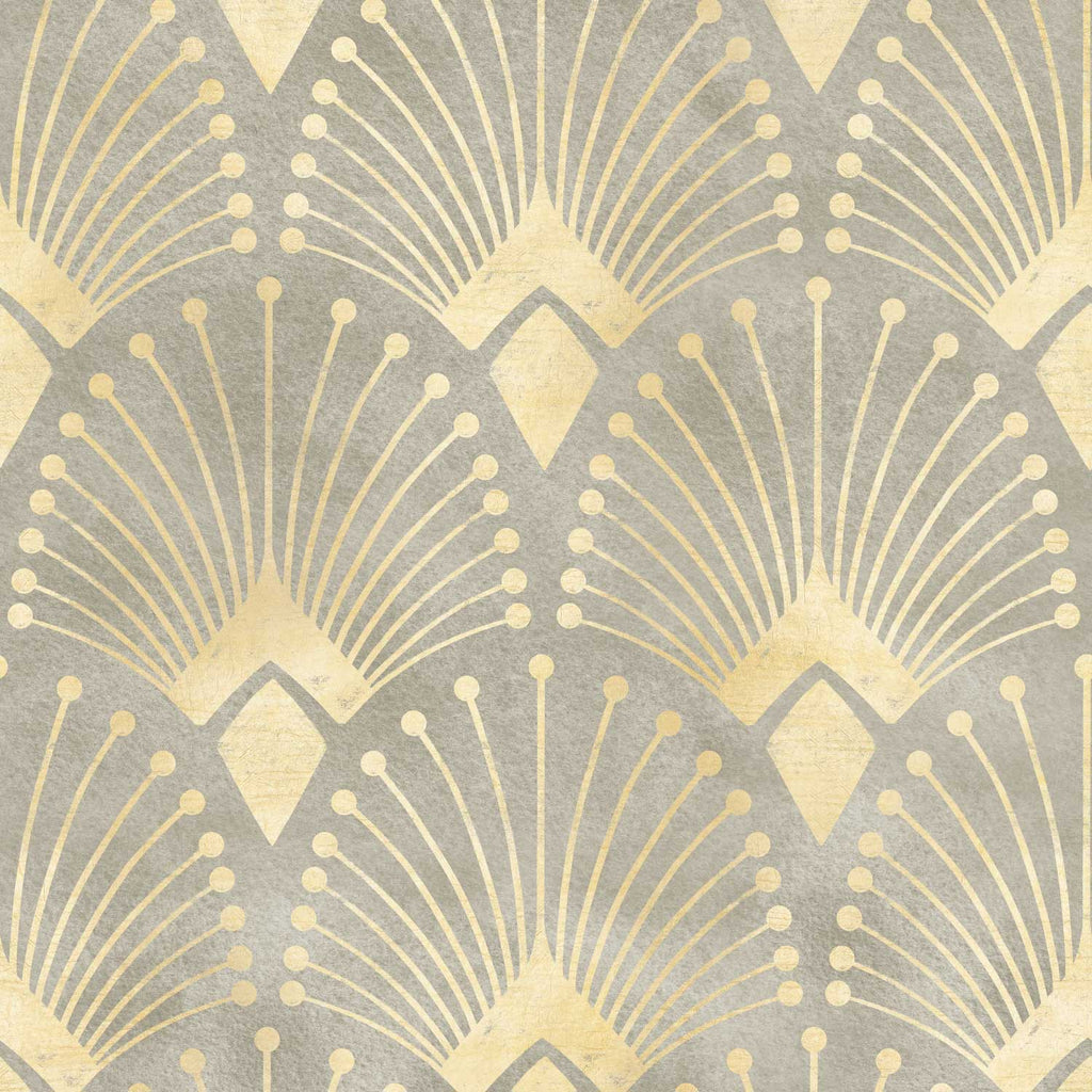 The Lodge Wallpaper - Gold - DeccoPrint