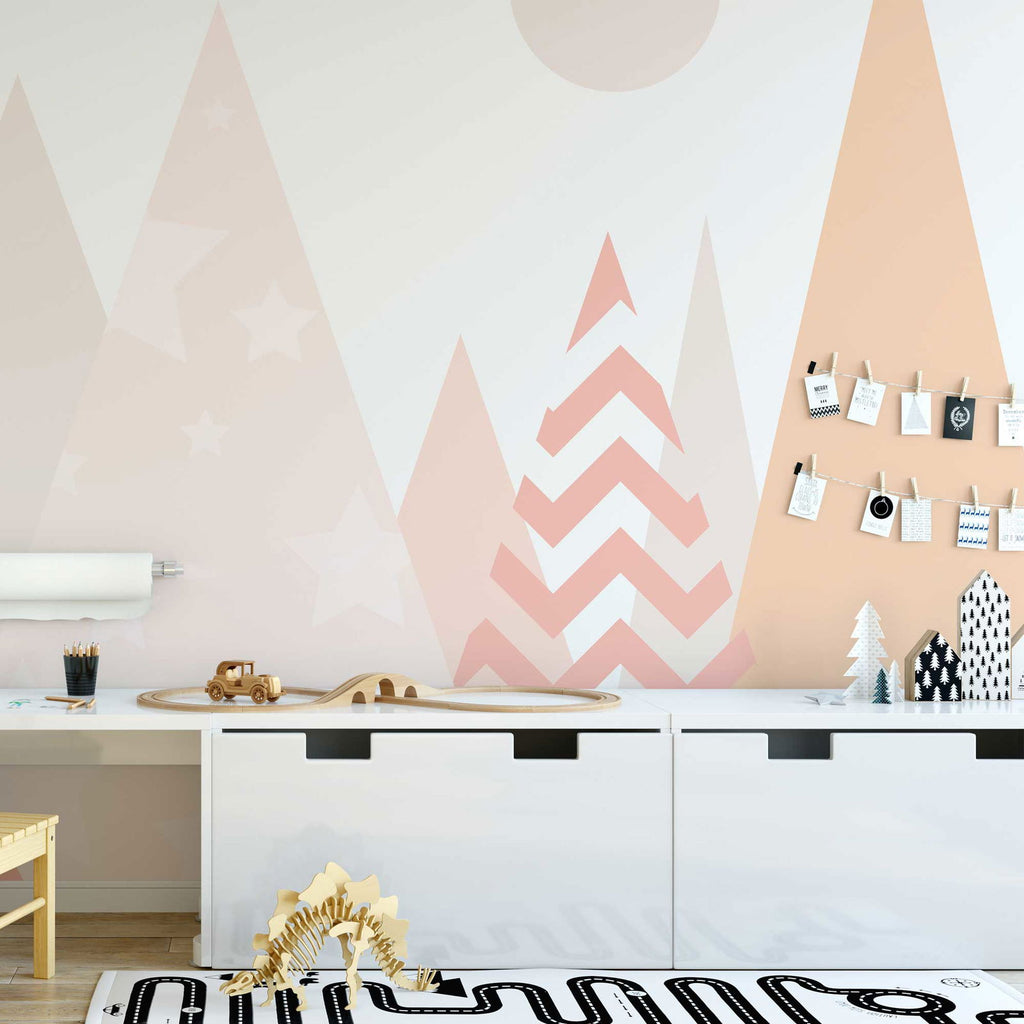 The colorful Forest Wallpaper - DeccoPrint