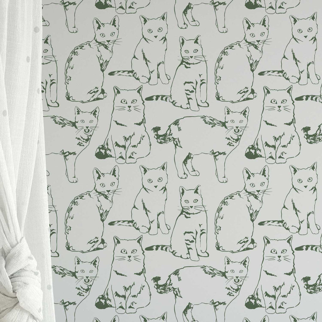 Those Cats Wallpaper - DeccoPrint