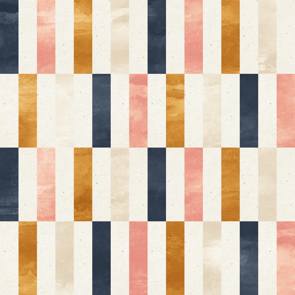 Vertical Rectangles Wallpaper - DeccoPrint