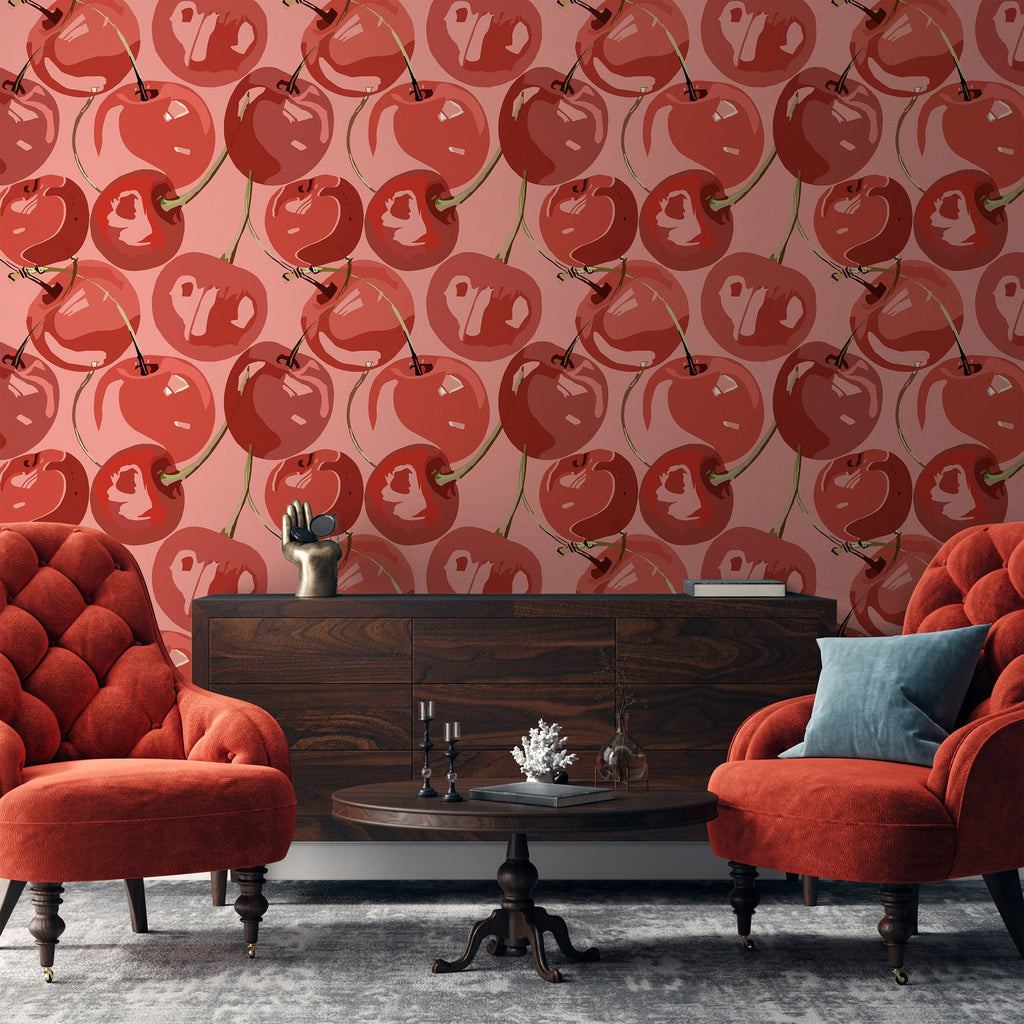 Very Cherry Wallpaper | DeccoPrint