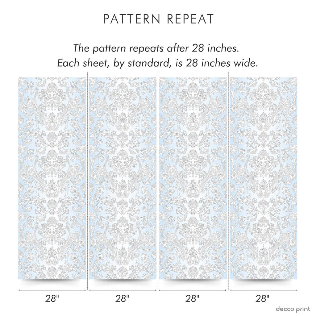 Vintage Damask Wallpaper - DeccoPrint