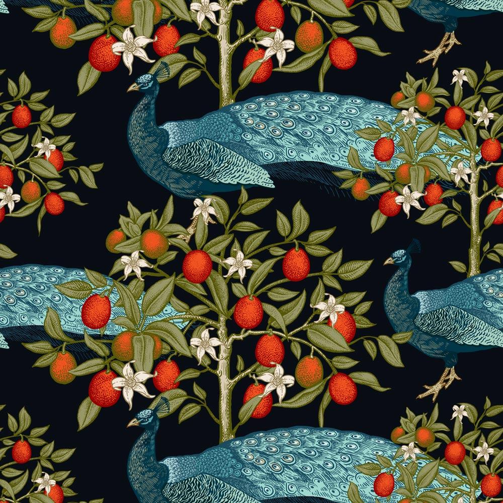 Vintage Peacocks Wallpaper - DeccoPrint