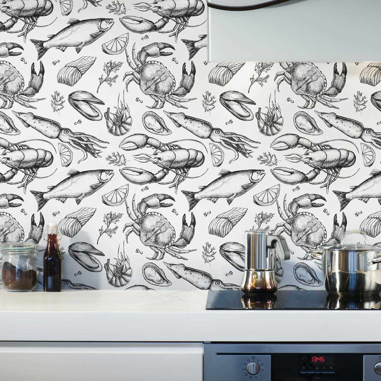 Water Life Peel and Stick Wallpaper, Removable Wallpaper, Traditional Wallpaper | DeccoPrint