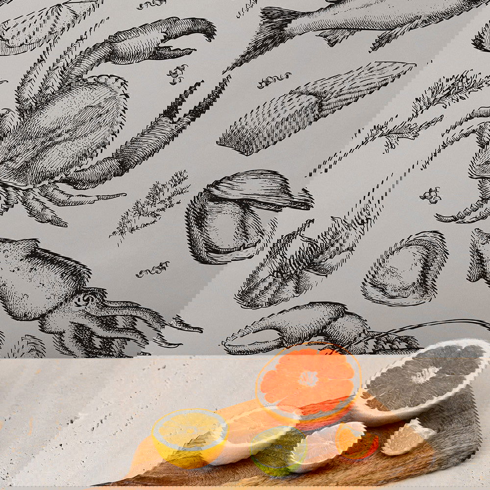 Water Life Peel and Stick Wallpaper, Removable Wallpaper, Traditional Wallpaper | DeccoPrint