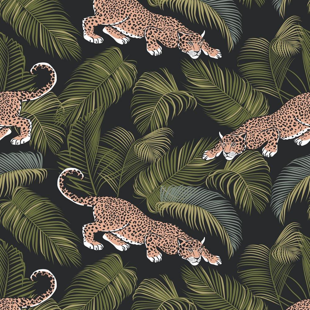 Wild Leopard Wallpaper - DeccoPrint