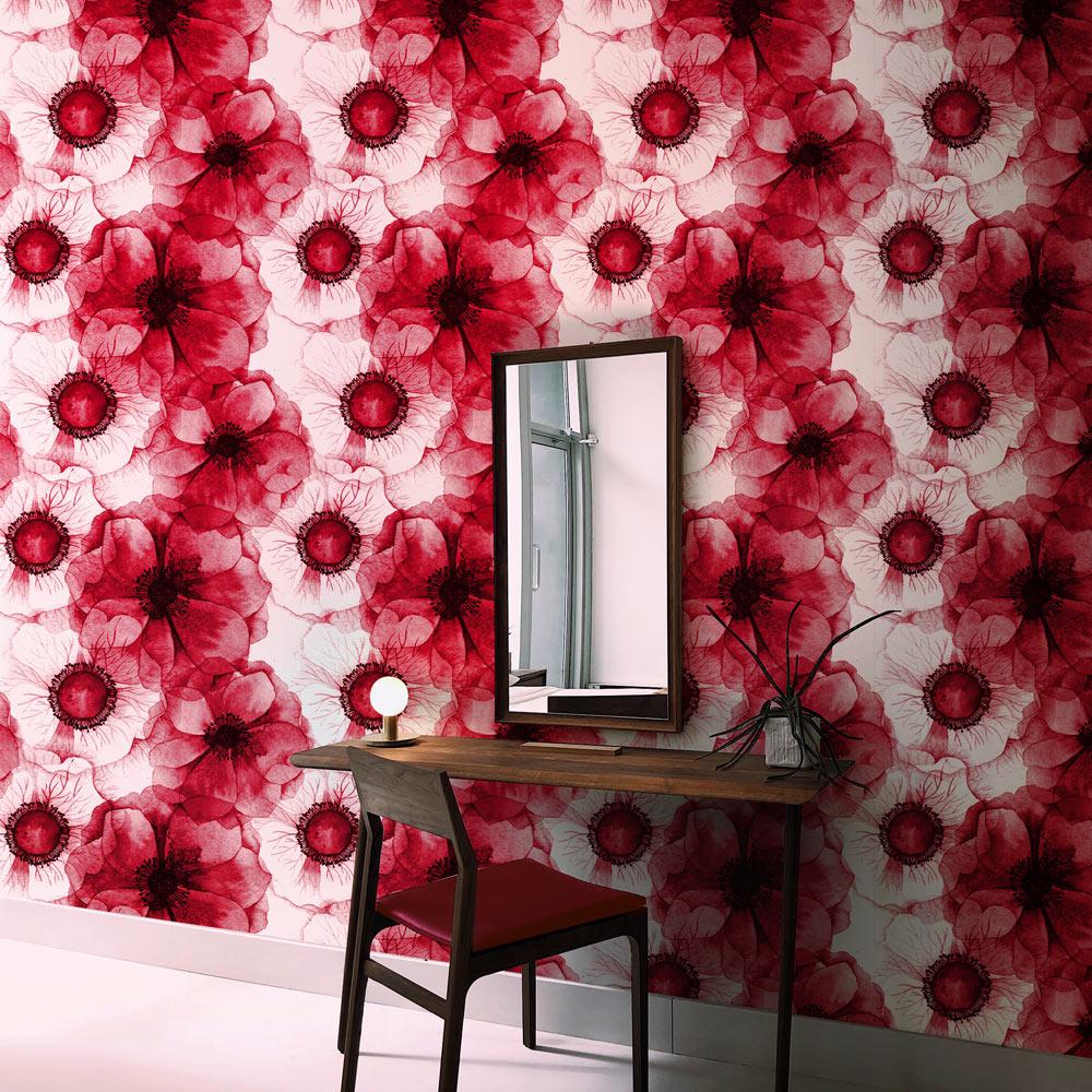 Wild Poppies Wallpaper - DeccoPrint