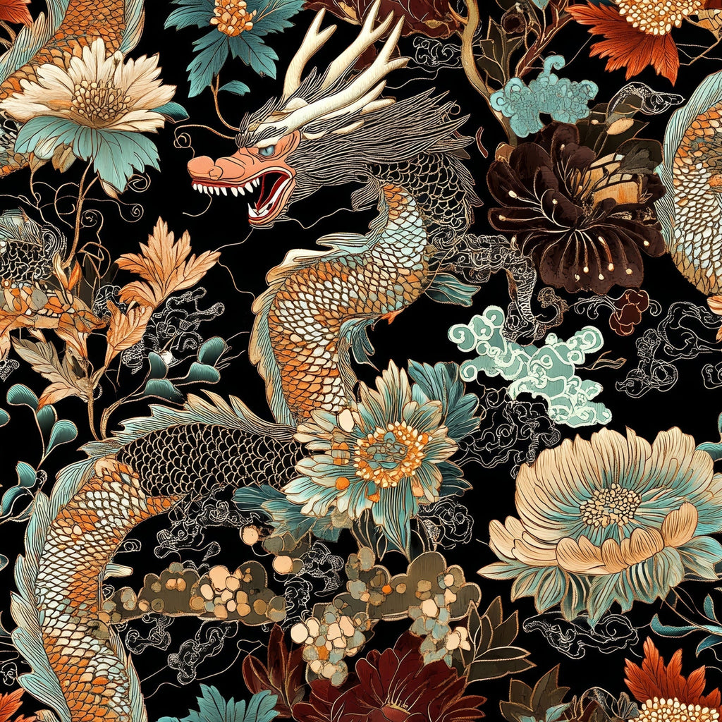 Flower Garden Peel and Stick Wallpaper, Removable Wallpaper, Traditional Wallpaper | DeccoPrint