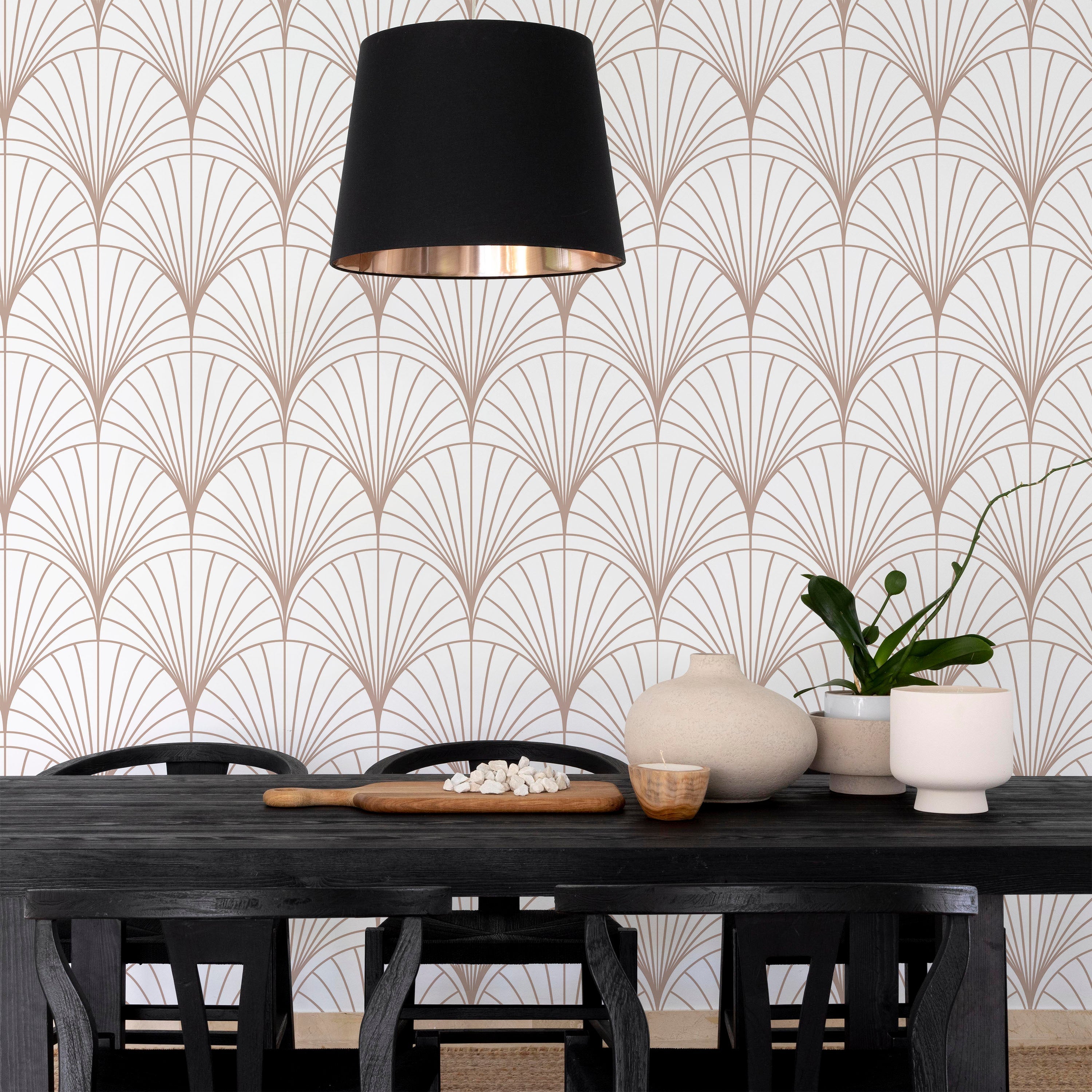 Glamorous Deco Peel and Stick Wallpaper, Removable Wallpaper, Traditional Wallpaper | DeccoPrint