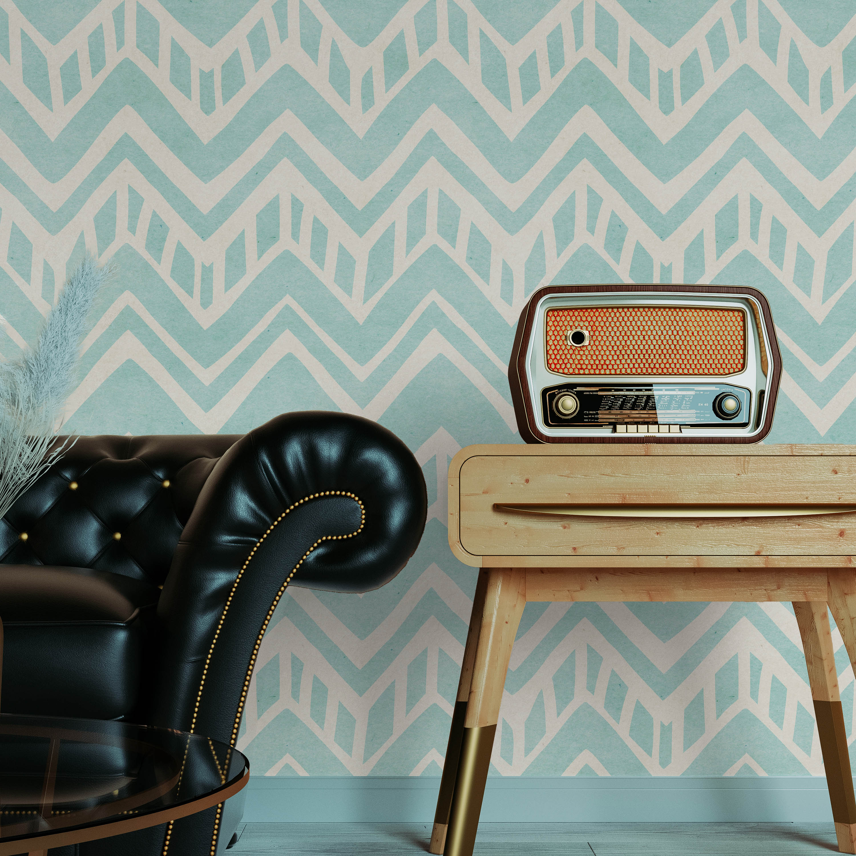 Paper Ikat Peel and Stick Wallpaper, Removable Wallpaper, Traditional Wallpaper | DeccoPrint