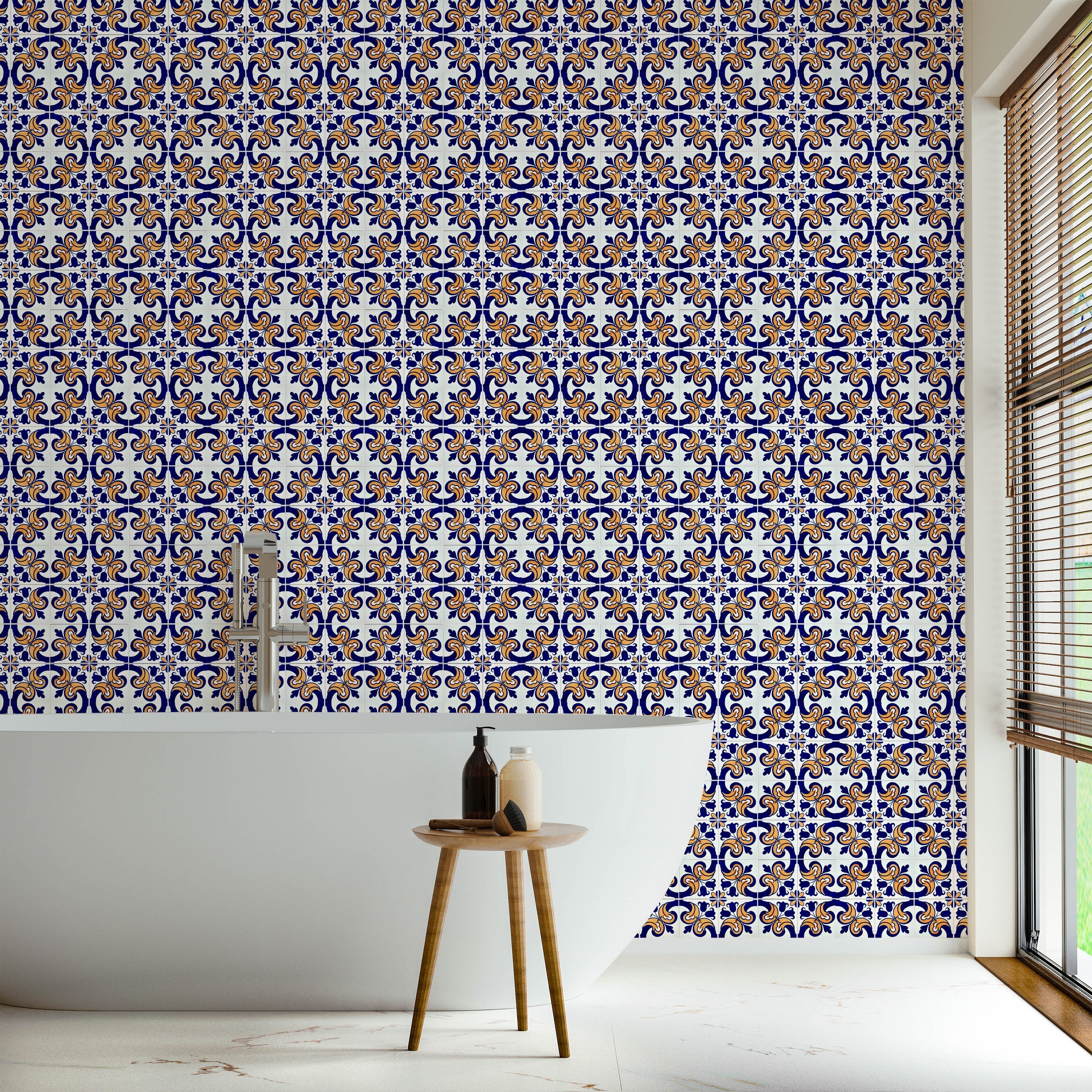 Seville Peel and Stick Wallpaper, Removable Wallpaper, Traditional Wallpaper | DeccoPrint