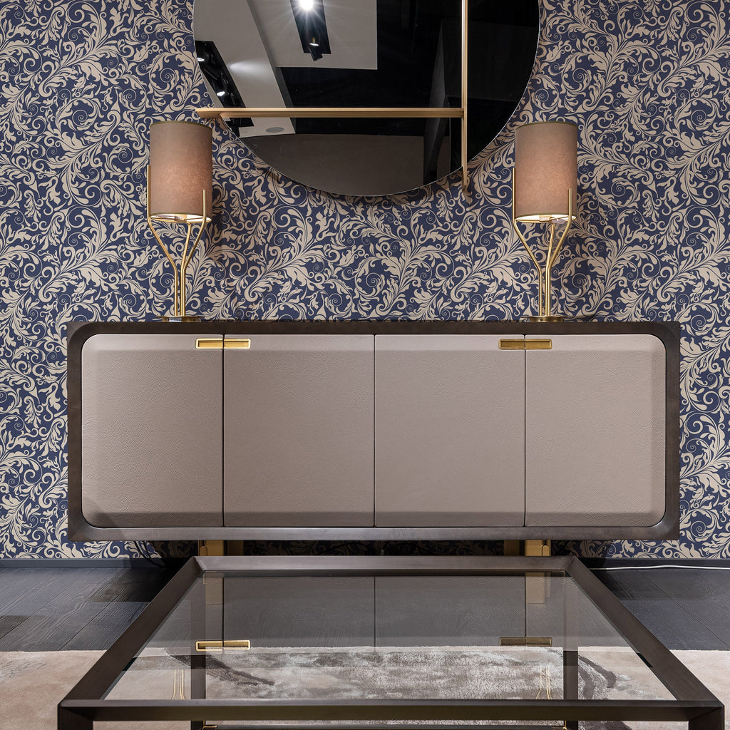 Baroque Vines Peel and Stick Wallpaper, Removable Wallpaper, Traditional Wallpaper | DeccoPrint