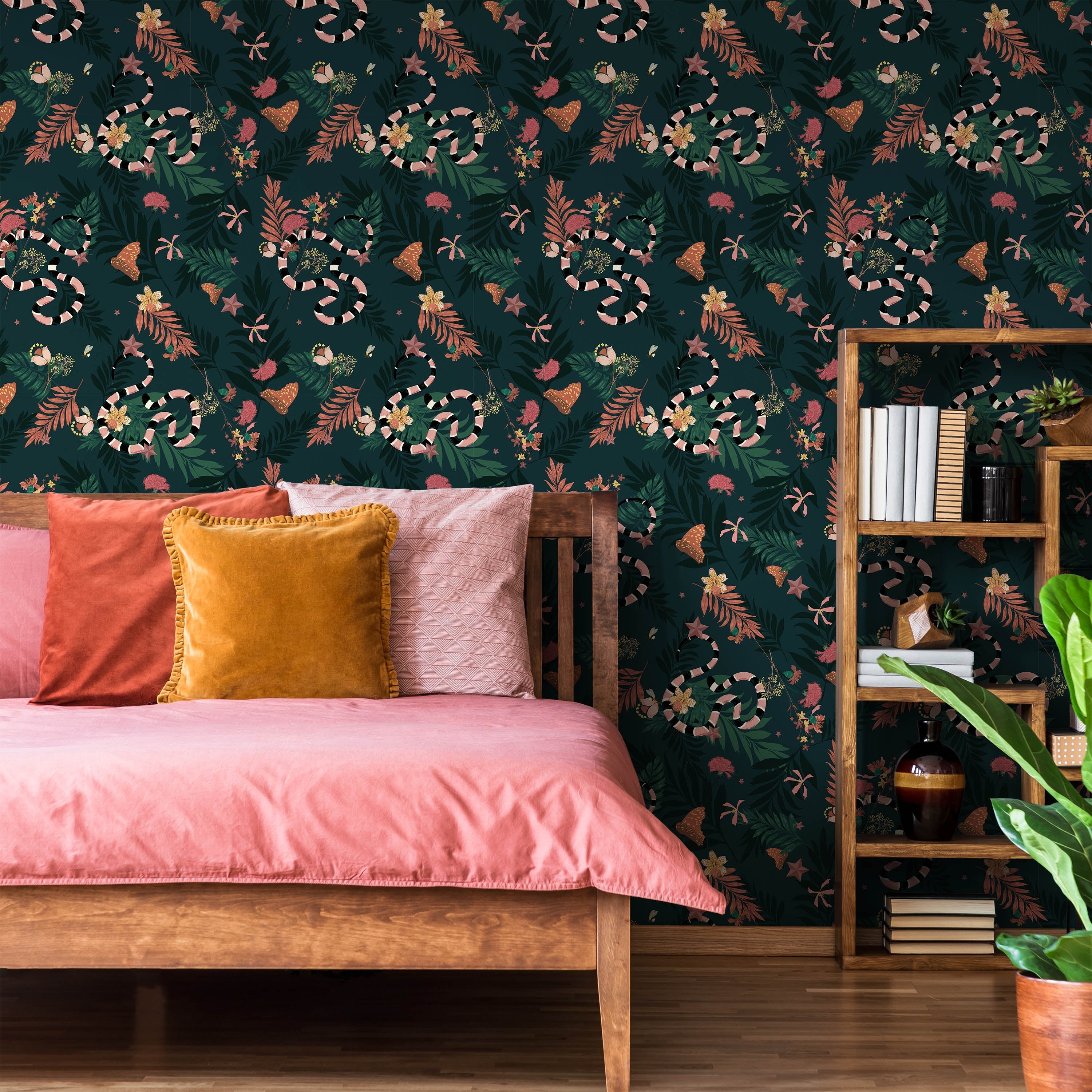 Safari Jungle Peel and Stick Wallpaper, Removable Wallpaper, Traditional Wallpaper | DeccoPrint