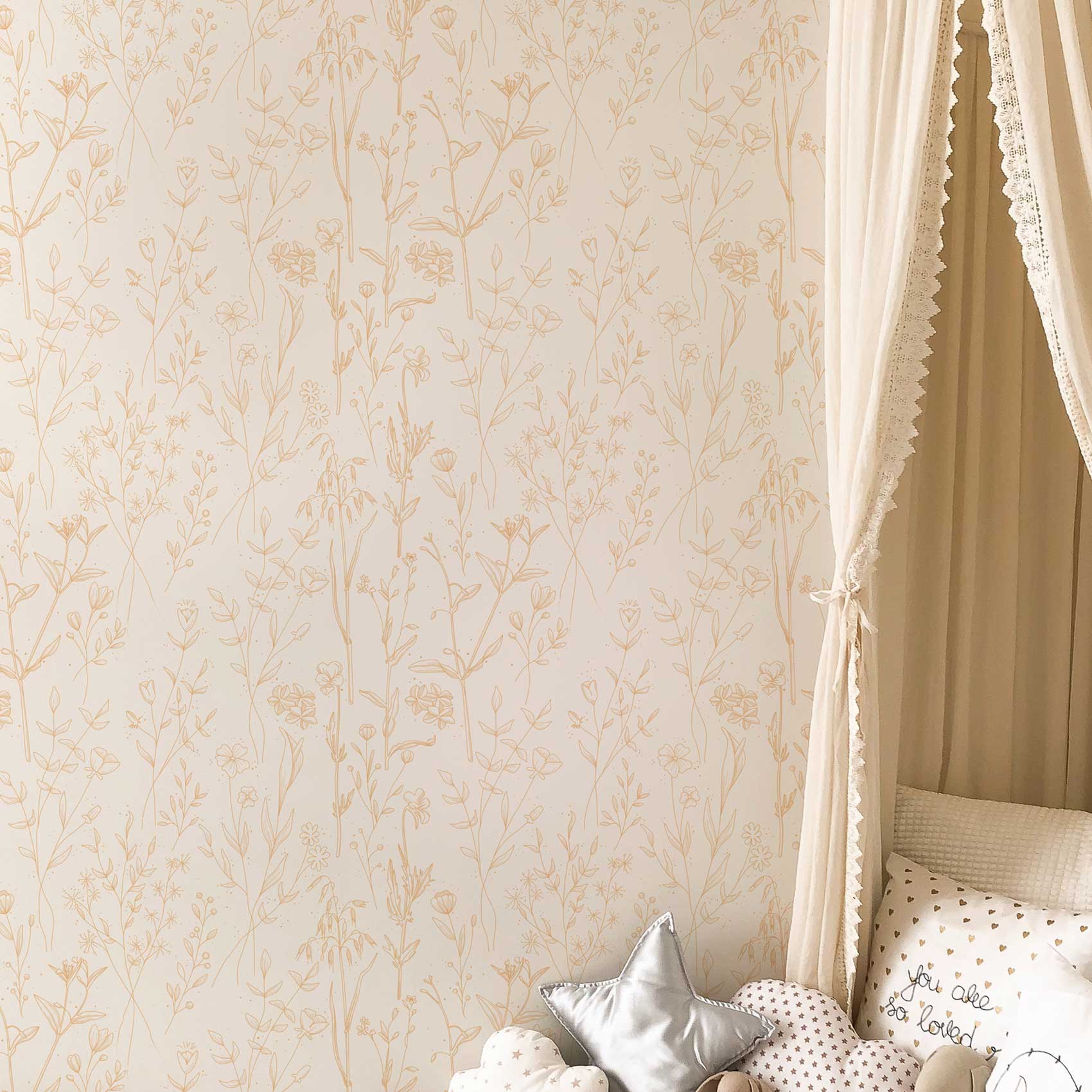 The Smell of Summer Peel and Stick Wallpaper, Removable Wallpaper, Traditional Wallpaper | DeccoPrint