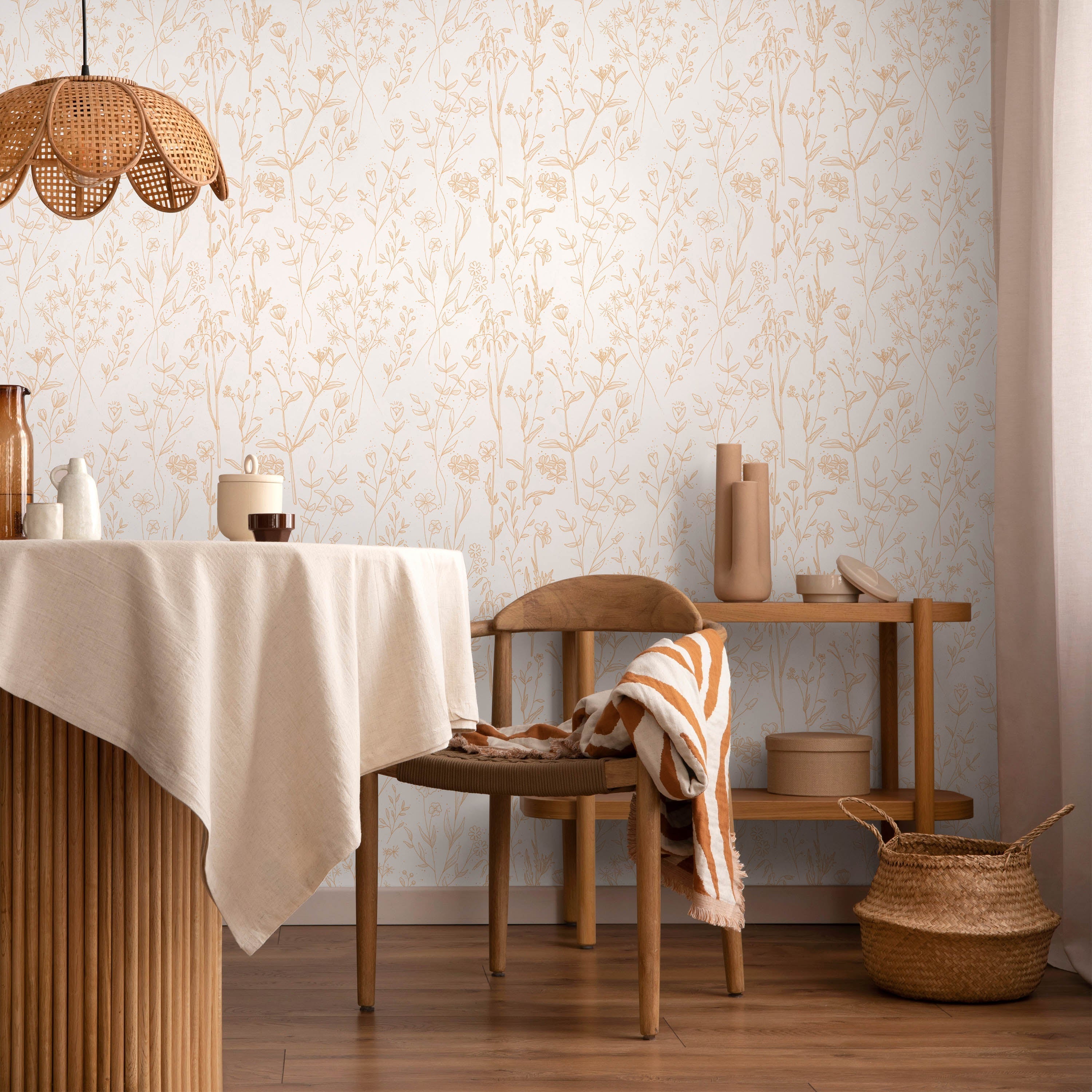 The Smell of Summer Peel and Stick Wallpaper, Removable Wallpaper, Traditional Wallpaper | DeccoPrint