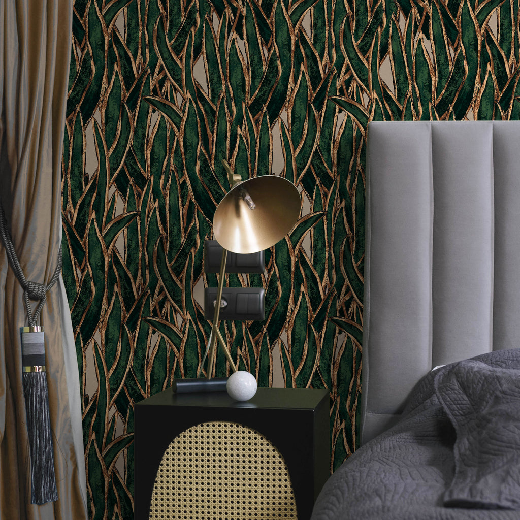 Rare Seaweed Peel and Stick Wallpaper, Removable Wallpaper, Traditional Wallpaper | DeccoPrint