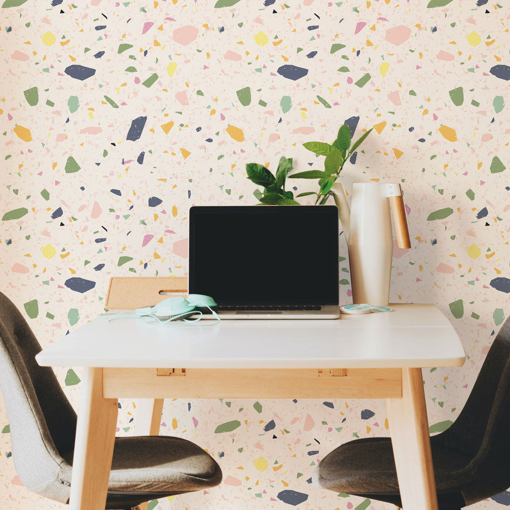 Petal Confetti Peel and Stick Wallpaper, Removable Wallpaper, Traditional Wallpaper | DeccoPrint