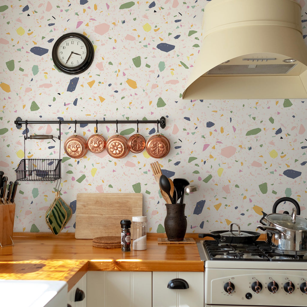 Petal Confetti Peel and Stick Wallpaper, Removable Wallpaper, Traditional Wallpaper | DeccoPrint