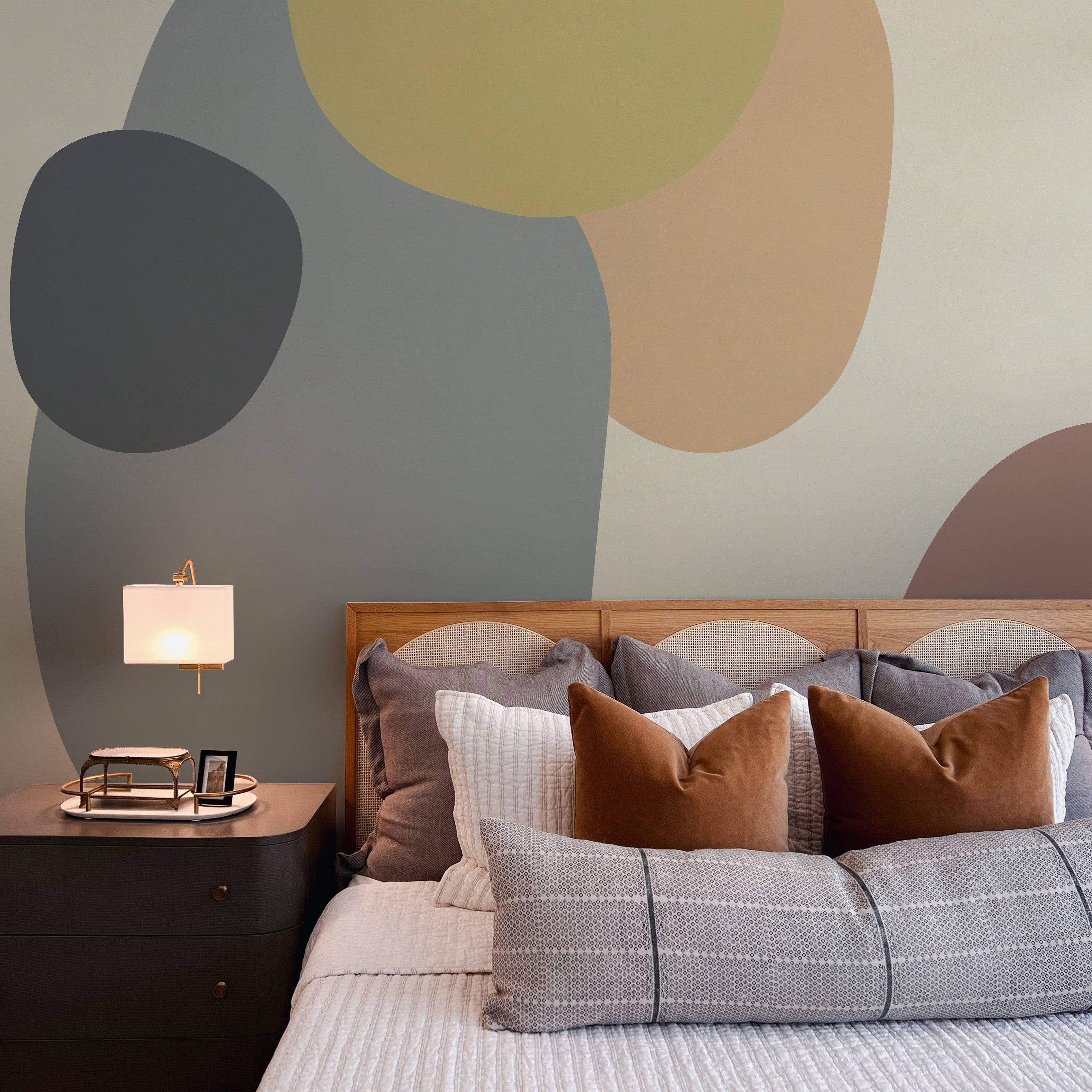 Earth Tones Mural Peel and Stick Wallpaper, Removable Wallpaper, Traditional Wallpaper | DeccoPrint