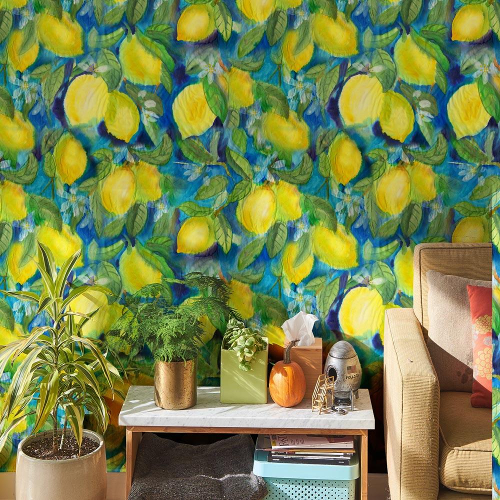 Eco-friendly interior for Floral style self-adhesive wall art – Lost in Lemons | DeccoPrint